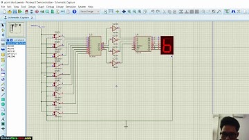 การใช้งาน 7-Segment เบื้องต้นโดยโปรแกรม Proteus8