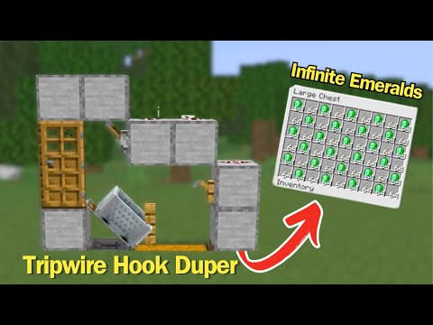 Minecraft Automatic Tripwire Duper 1.21.10+ INFINITE EMERALDS