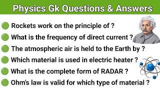 Physics Gk questions and answers | General knowledge Quiz | Gk Question | Physics Quiz | #physicsgk screenshot 5