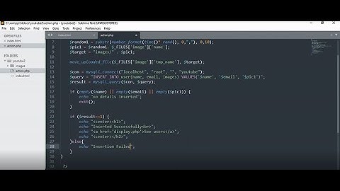 Php Mysql Image Upload and Display