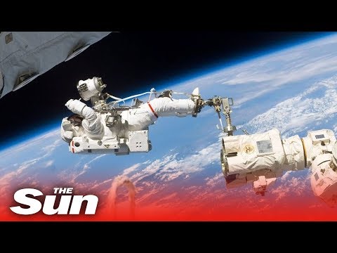 ISS Spacewalk LIVE | Nasa astronauts replace solar array batteries