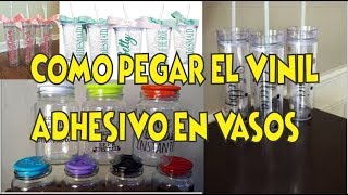 Learn How To Apply Adhesive Vinyl On A Glass 2020