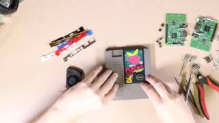 Modified Raspberry Pi 3 built into an NES cartridge