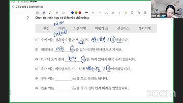 Sơ cấp 2 - Bài 10(외모) - Phát âm & Bài 11(여행) - Từ vựng | Tự học tiếng Hàn cùng cô Thúy