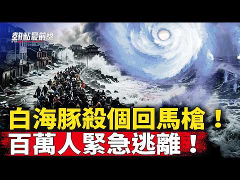 白海豚突變臉，殺個回馬槍！百萬人逃離， 災情全面失控！｜#熱點最前線