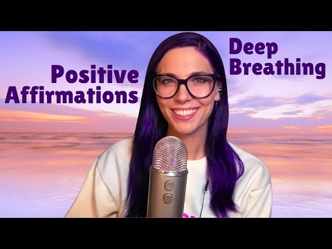 ASMR Relaxing Breaths Whispered Instructions & Affirmations to Relax | Soothing Breathing Technique