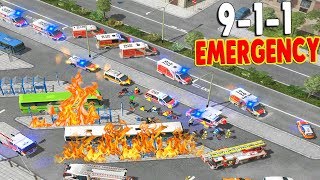 I SAVED A BIG CITY from CHAOS, 911 EMERGENCY RESCUE Team screenshot 3