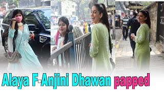 Alaya F And Anjini Dhawan Snapped At Dance Cl