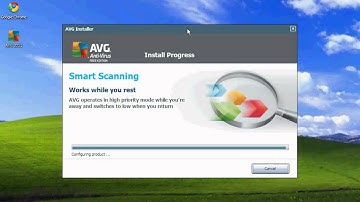 Installing AVG Antivirus on Windows XP.avi
