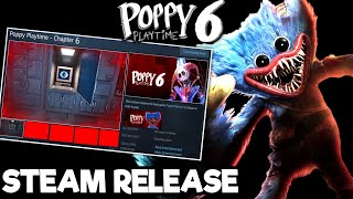 Poppy Playtime Chapter 6 - STEAM PAGE RELEASE of New CHAPTER: When will it be released? Theory