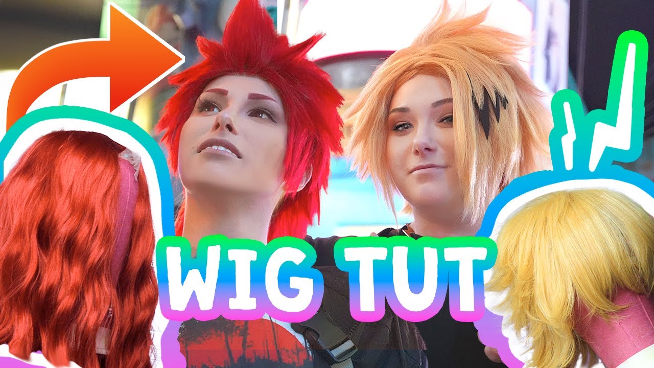 Making KIRISHIMA and DENKI with AMAZON WIGS | Cosplay Wig Tutorial