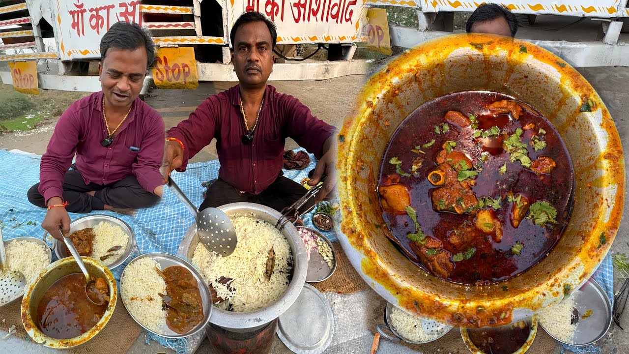 कानपुर के Truck Driver साहब बनाए Mutton Curry।स्वाद ऐसा उँगलिया चाटने लगे।Truck Driver Lifestyle।