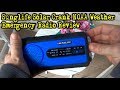 Sunglife Solar Crank NOAA Weather Emergency Radio Review