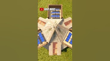 *NEW* INSANE SOLO FLOORSTACK BUNKER BASE RUST #rust #shorts