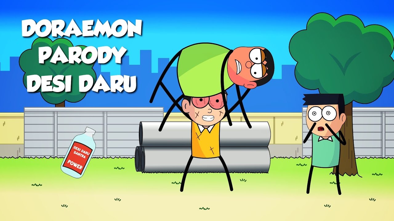 Indian Doraemon Parody | Desi Daru Part 2 - YouTube