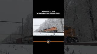 BNSF Engines on CSX K042 - Woodbourne, Pennsylvania #Trains #Railway