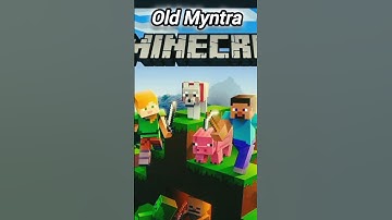 Thumbnail of old Minecraft versus New Minecraft 😭❤️ #shorts #song #Minecraft