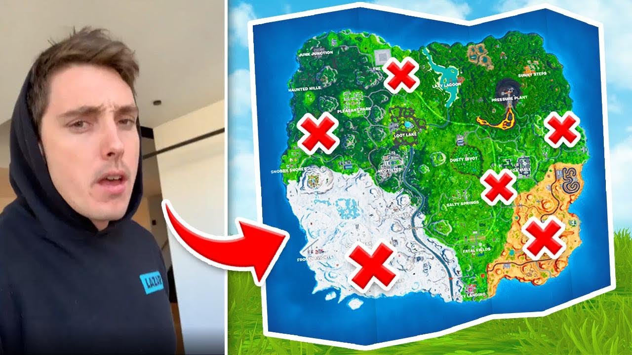 LAZARBEAM Picks Where I Land in Fortnite... (BAD IDEA)