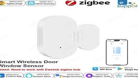Ewelink Zigbee Door Window Sensor Open Closed Detector Security Wireless Burglar Alarm Door Sen