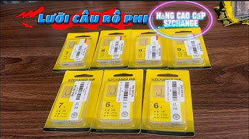 Báo Giá Lưỡi Câu Rô Phi Szchange Hàng Cao Cấp. Size 6,7,8,9
