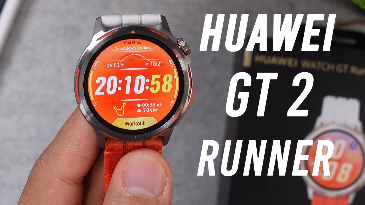 Huawei Watch GT Runner 2 Review: 32h GPS Battery, Offline Maps 