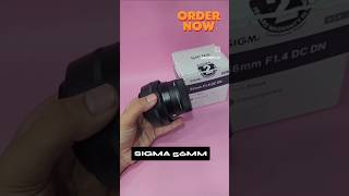 Sigma 56mm f/1.4 DC DN Lens | APS-C Portrait Prime | Fast f/1.4(Code: AB43)...#sigma #56mm #lens #sk