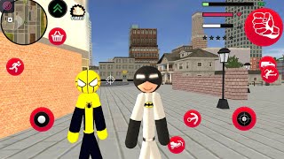 Mafia Spiderman-Stickman Rope Hero mafia car #6 - Android Gameplay screenshot 3
