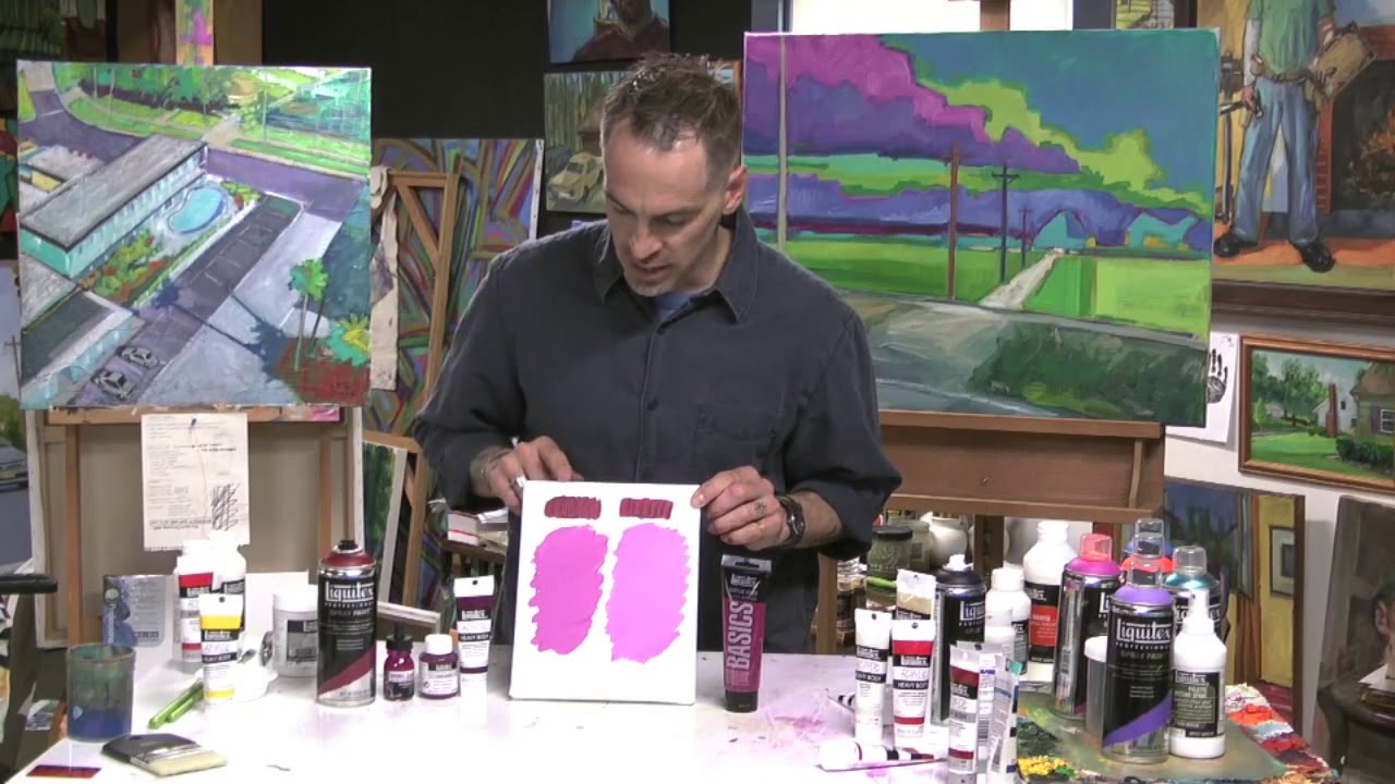 Liquitex Acrylic: Professional vs. Basics 