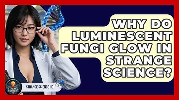Why Do Luminescent Fungi Glow In Strange Science? - Strange Science HQ