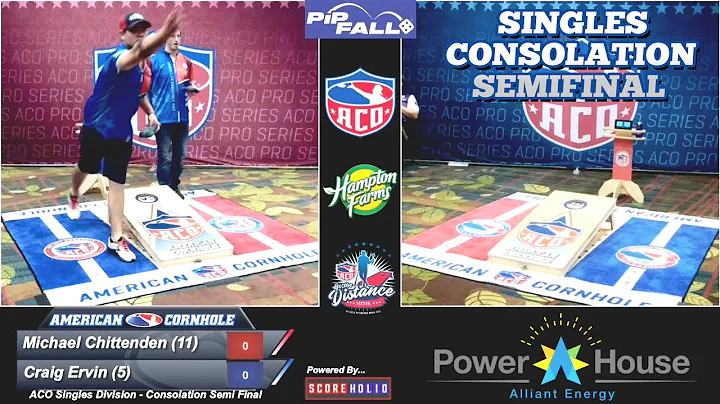 SINGLES CONSOLATION SEMIFINALS: (5) ERVIN VS (11) ...