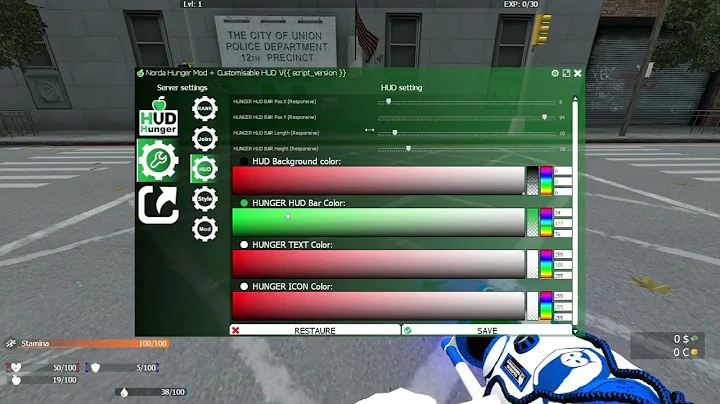 How to make a small and minimalist Gmod HUD?