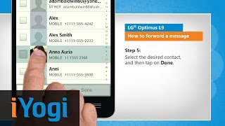 How to forward a message in LG® Optimus L9 Resimi