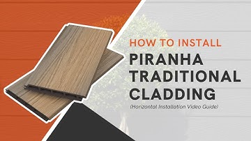 How to Install Traditional Composite Cladding (Horizontal Installation) | The Piranha Range