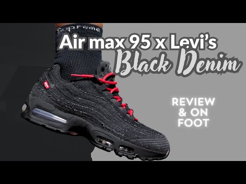 Levi's × Nike Air Max 95 OG Denim Black Nike x Levi's Air Max 95 OG - Black – Kith
