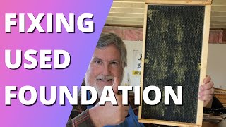 Fixing used foundation, coating with wax.