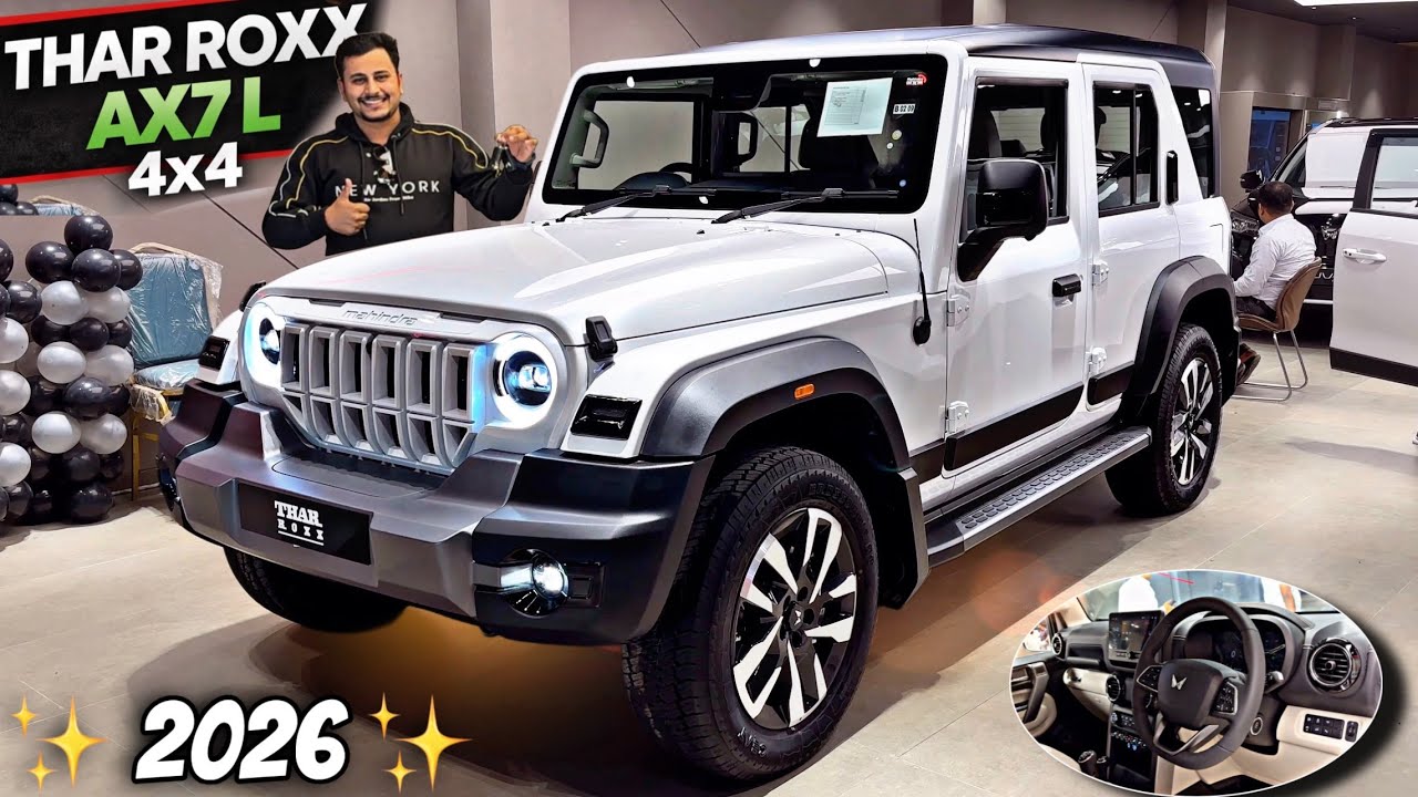 Updated Mahindra Thar Roxx Ax7L Diesel Manual 4x4 Review 2026🔥| Star Edn से बेहतर! Price | Features 