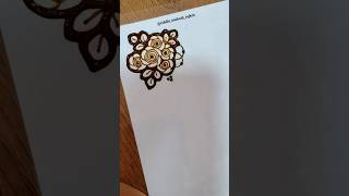 ✅Arabic floral bunches mehndi designs 🌹 #shorts #shortvideo #viral #freemehndiclasses #floralmehndi