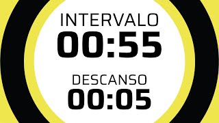 #TIMER | 55 second #intervals with 05 seconds break | No music