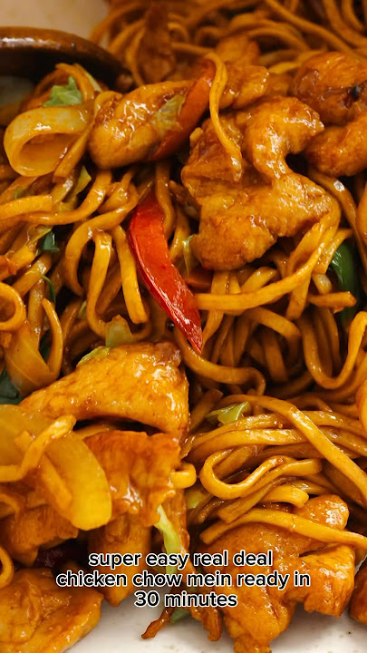 Chicken Chow Mein in 30mins.