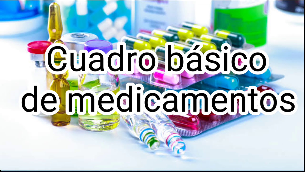 Cuadro b sico de medicamentos aprende dosis de medicamentos youtube