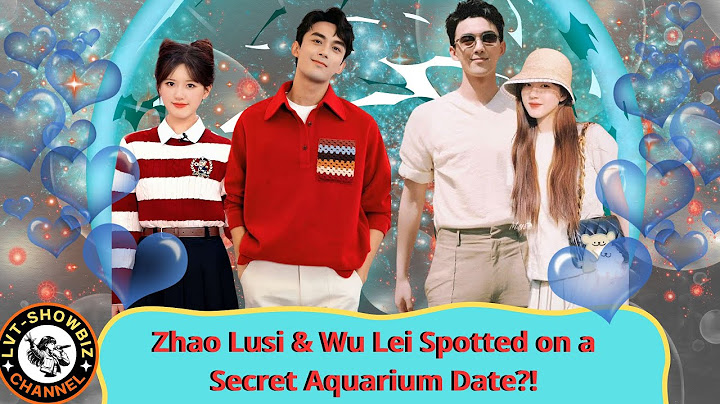 Are Zhao Lusi & Wu Lei More Than Friends? Their Aquarium Visit Says Yes