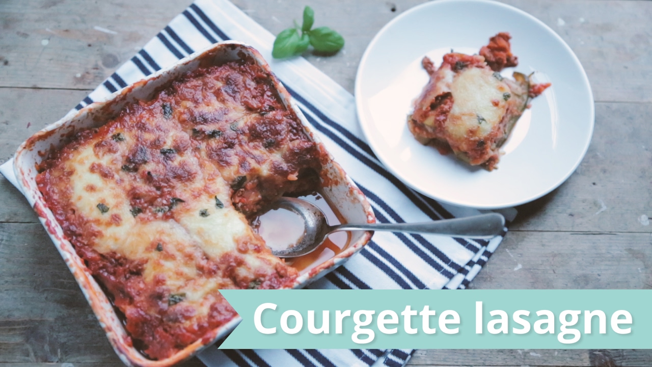 RECEPT | Courgette Lasagne