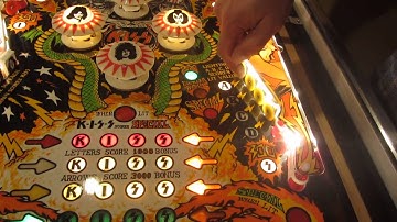 Bally Kiss Pinball Machine (our #7) in Action