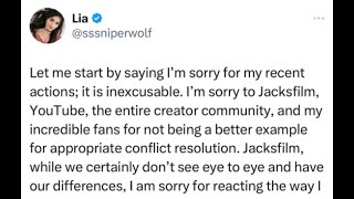 SSSniperWolf Apology and Youtube Response