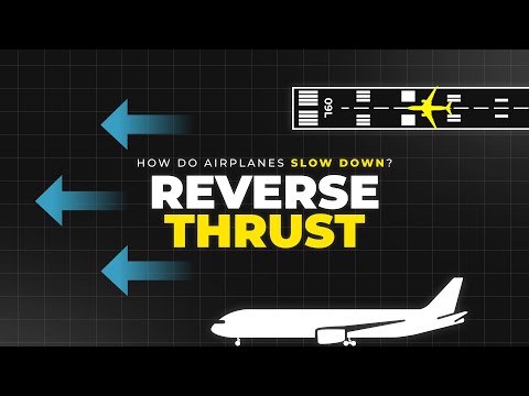 How Do Airplanes Slow Down? - Reverse Thrust Explained Simply