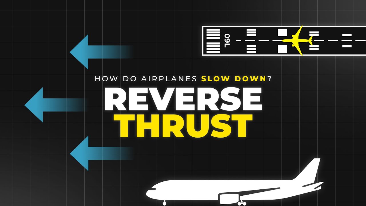 How Do Airplanes Slow Down? - Reverse Thrust Explained Simply
