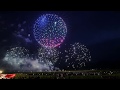 2018大曲の花火　春の章　大曲初！吊り上げ花火！丸玉屋「日本の花火」　Japanese beautiful wide fireworks