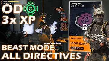 Ongoing Directive, 3x XP, All Directives! Solo PVE Build #division2