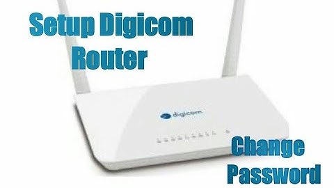 how to change wifi  password of digicom router ? ||Setup|||2020|