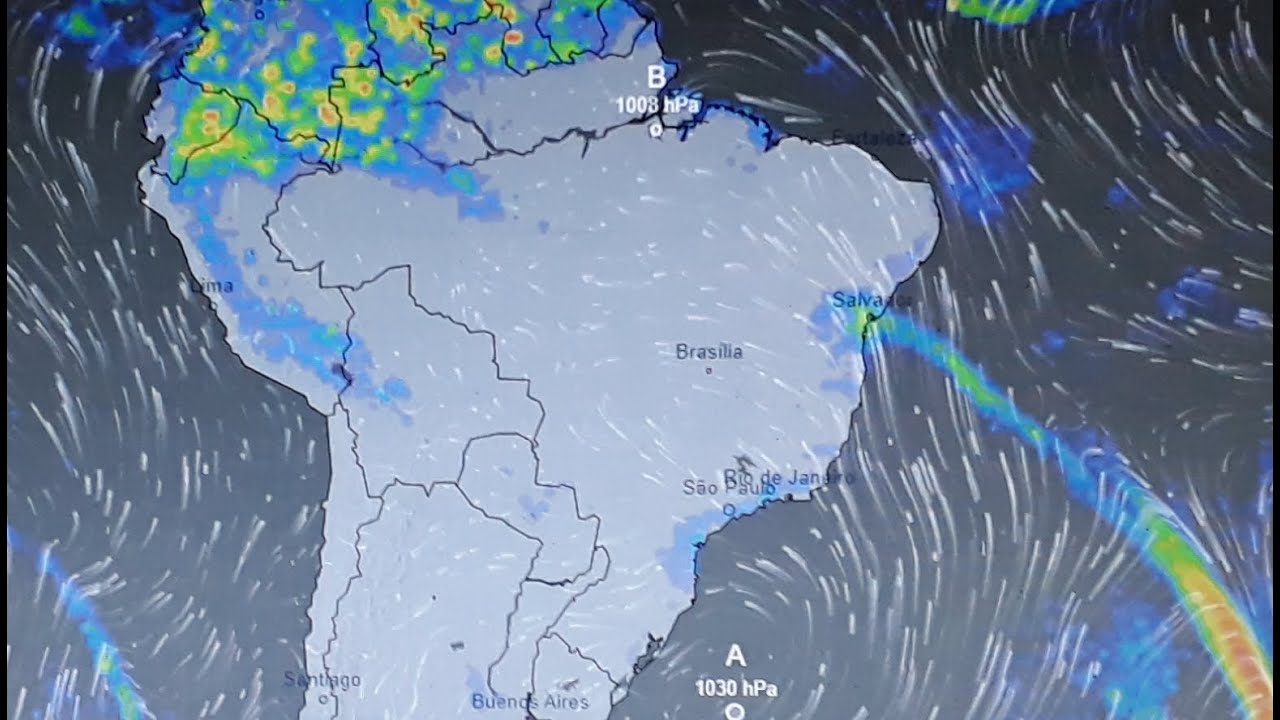 Previsão do Tempo - 30/08/2022 - Frente fria avança pela costa da Bahia e manhã fria entre S e SE!